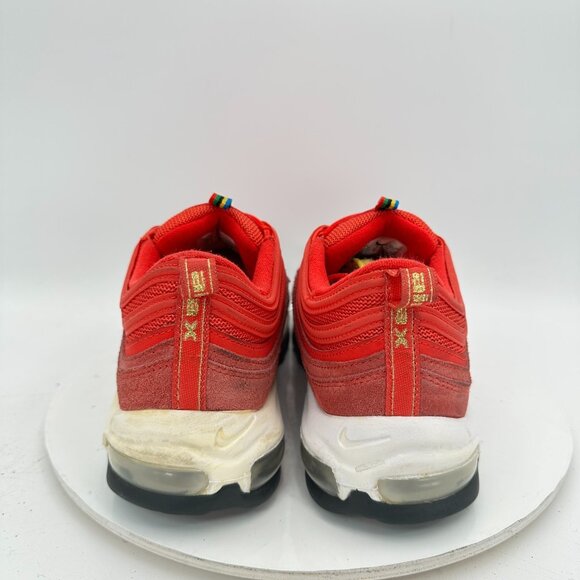 Nike Air Max 97 Men Size 11.5 CI3708-600 Challenge Red Gold Training Shoes - Picture 5 of 11
